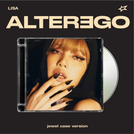 LISA (BLACKPINK) THE 1ST ALBUM - ALTER EGO (JEWEL CASE VER) w/EVERLINE POB