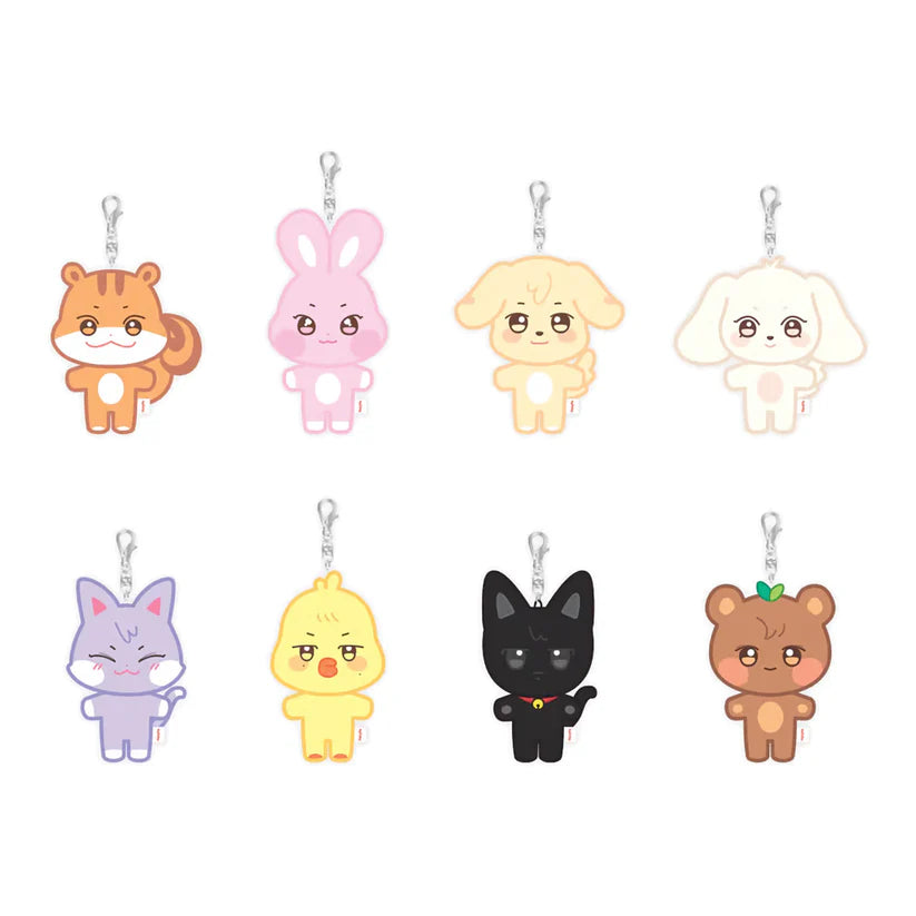 ATEEZ - ANITEEZ PLUSH KEYRING + 2024 ATEEZ TOUR PHOTOCARD (RANDOM)