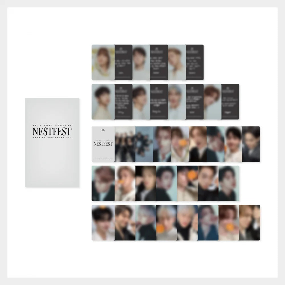 GOT7 - NESTFEST 2025 OFFICIAL MD RANDOM TRADING PHOTO CARD SET GOT7 - NESTFEST 2025 OFFICIAL MD RANDOM TRADING PHOTO CARD SET