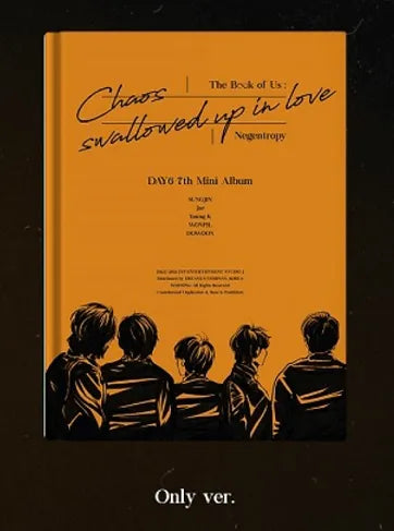 DAY6 7TH MINI ALBUM - THE BOOK OF US: NEGENTROPY