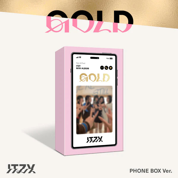 ITZY 2ND ALBUM - GOLD (PHONE BOX VER.)