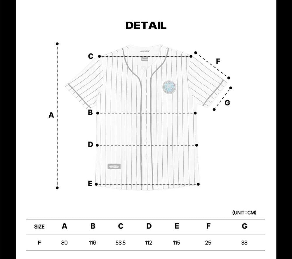 ATEEZ TOWARDS THE LIGHT 2024 Tour Official Jersey - ONE SIZE