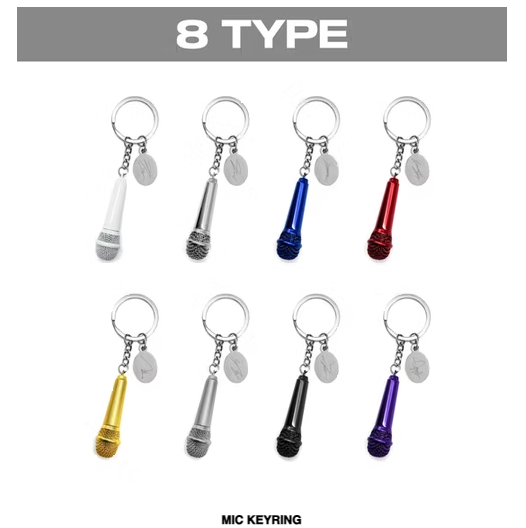 ATEEZ - MIC KEYRING [2025 WORLD TOUR 'TOWARDS THE LIGHT : WILL TO ATEEZ - MIC KEYRING [2025 WORLD TOUR 'TOWARDS THE LIGHT : WILL TO