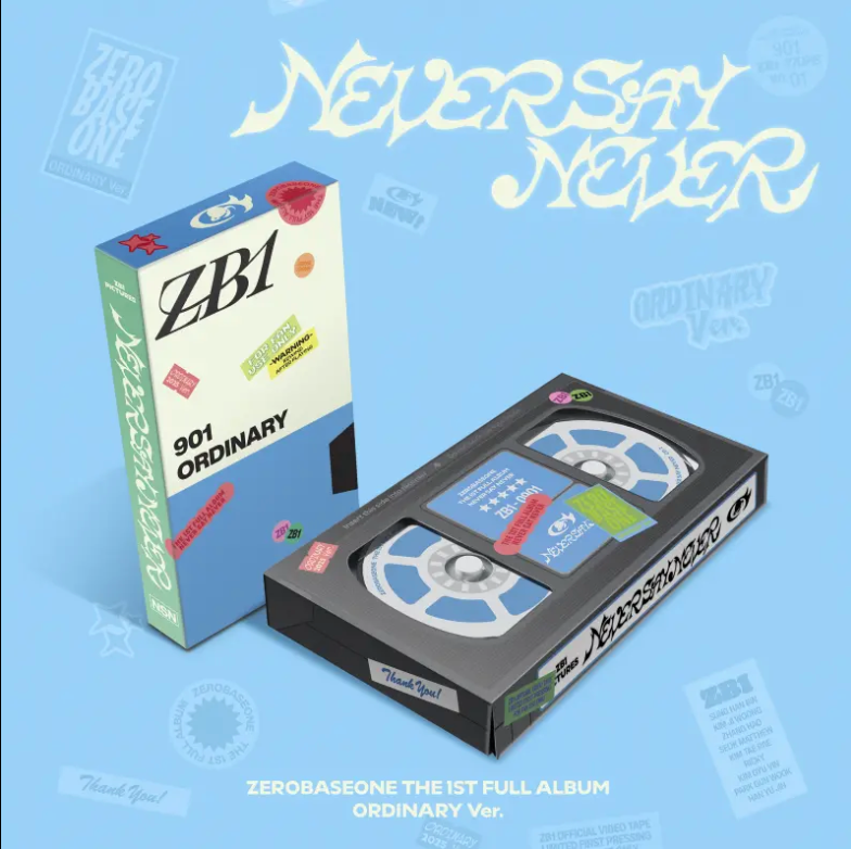 ZEROBASEONE THE 1ST FULL ALBUM - NEVER SAY NEVER (PHOTOBOOK VER.) w/MAKESTAR POB (RANDOM)