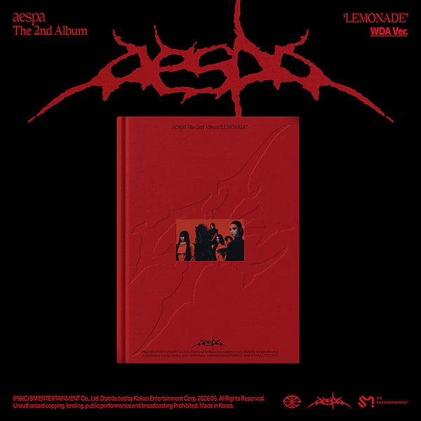 AESPA 2ND ALBUM - LEMONADE (WDA VER.) w/POB