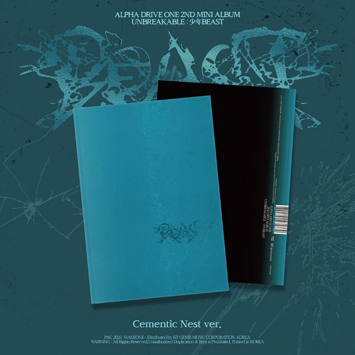ALPHA DRIVE ONE 2ND MINI ALBUM - UNBREAKABLE : 少年BEAST (CEMENTIC NEST VER.)