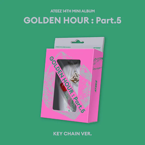 ATEEZ 14TH MINI ALBUM - GOLDEN HOUR PART. 5 (KEYCHAIN VER.)