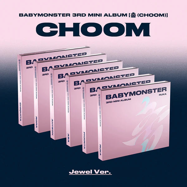 BABYMONSTER 3RD MINI ALBUM - CHOOM (JEWEL VER. w/WEVERSE SHOP POB)