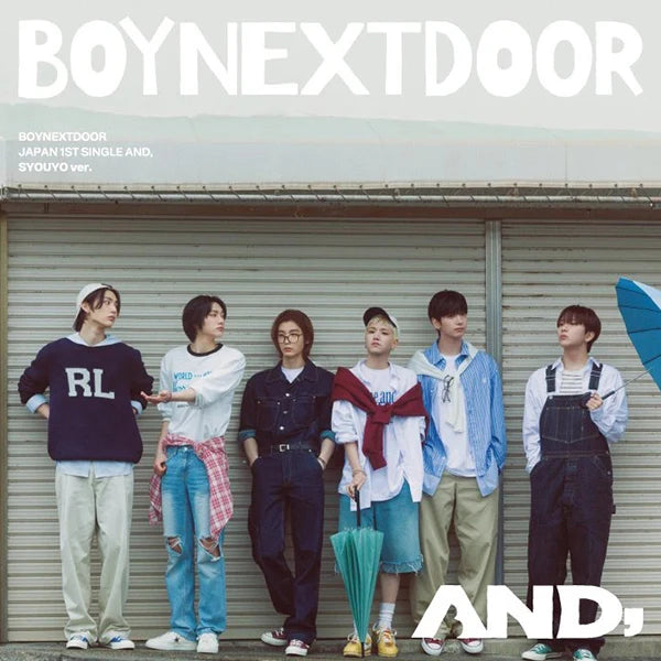 BOYNEXTDOOR 1ST JAPAN SINGLE ALBUM - AND, (STANDARD EDITION)