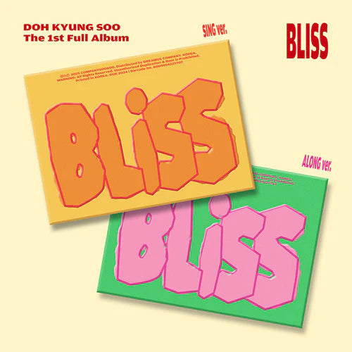 DOH KYUNG SOO 1ST ALBUM - BLISS