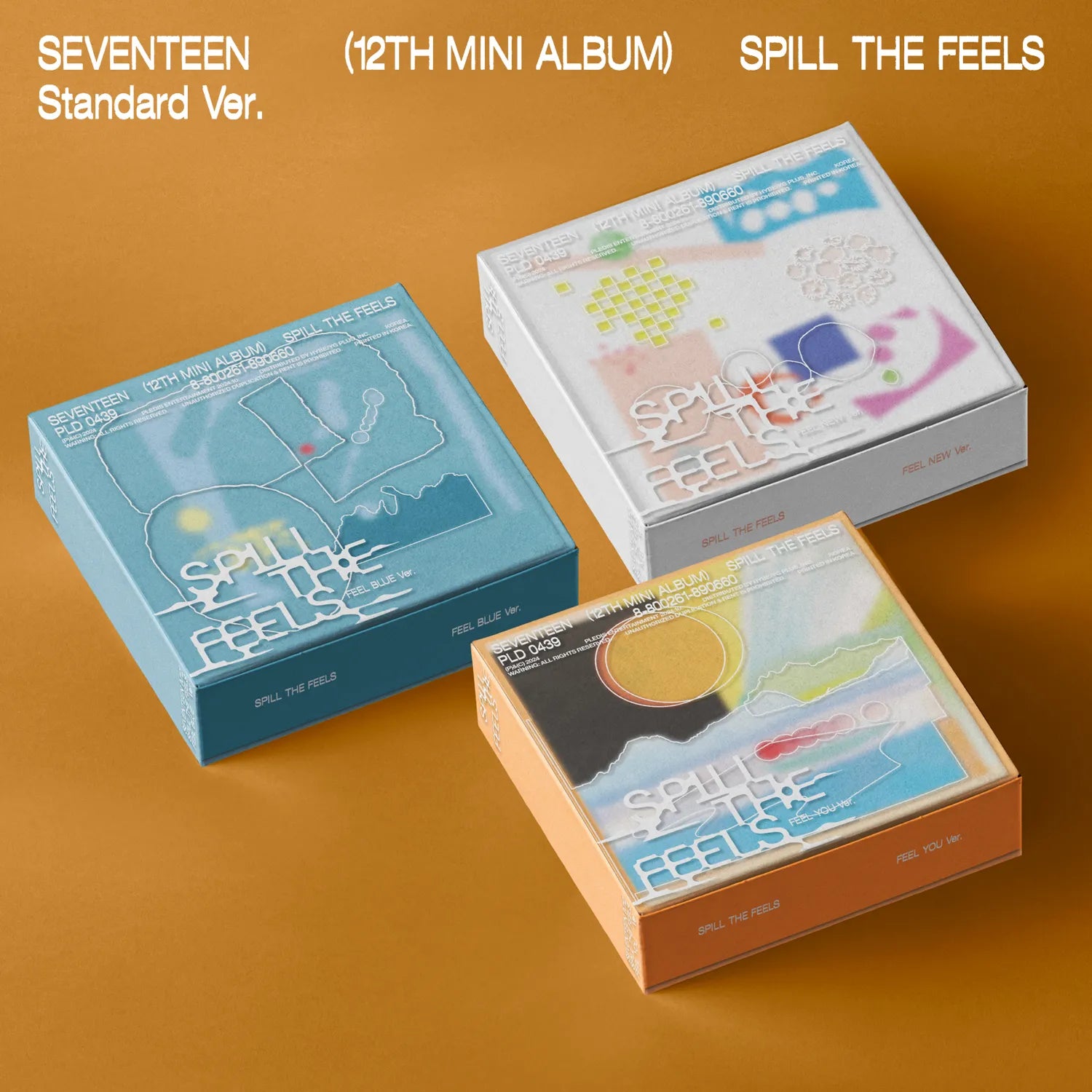 SEVENTEEN 12TH MINI ALBUM 'SPILL THE FEELS' STANDARD VER. – KPOP SEVENTEEN 12TH MINI ALBUM 'SPILL THE FEELS' STANDARD VER. – KPOP