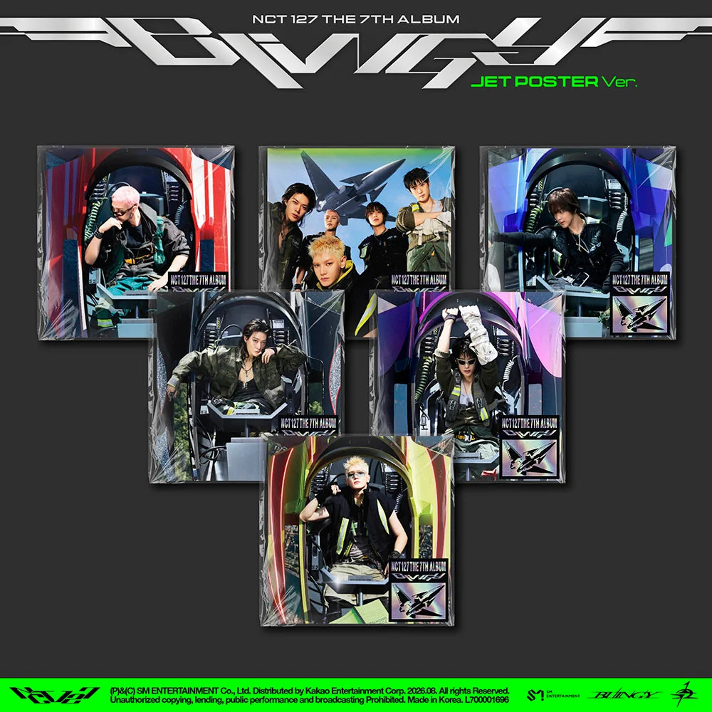 NCT 127 7TH ALBUM - BLINGY (JET POSTER VER.)