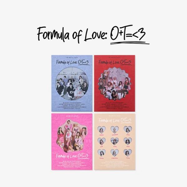 TWICE 3RD ALBUM - FORMULA OF LOVE: O+T=<3