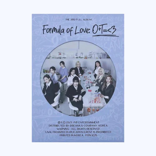 TWICE 3RD ALBUM - FORMULA OF LOVE: O+T=<3