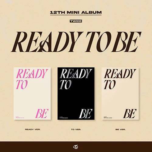 TWICE 12TH MINI ALBUM - READY TO BE