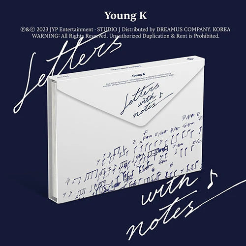 YOUNG K 1ST FULL ALBUM - LETTERS WITH NOTES