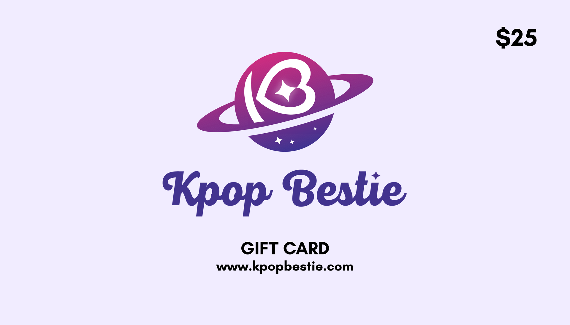 KPOP BESTIE GIFT CARD – KPOP Bestie