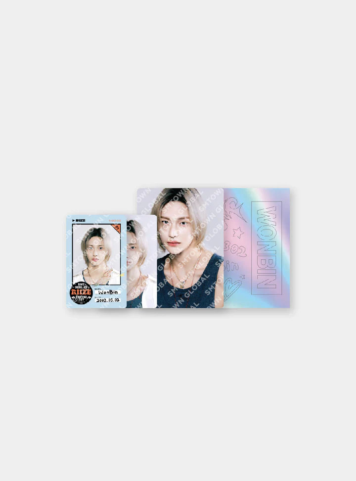 RIIZE - ID CARD + DECO STICKER SET [2024 RIIZE FAN-CON 'RIIZING DAY' OFFICIAL MD]