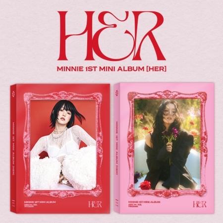 MINNIE [(G)I-DLE] 1ST MINI ALBUM - HER (U.S. EXCLUSIVE) w/ EXCLUSIVE PHOTOCARD (RANDOM)