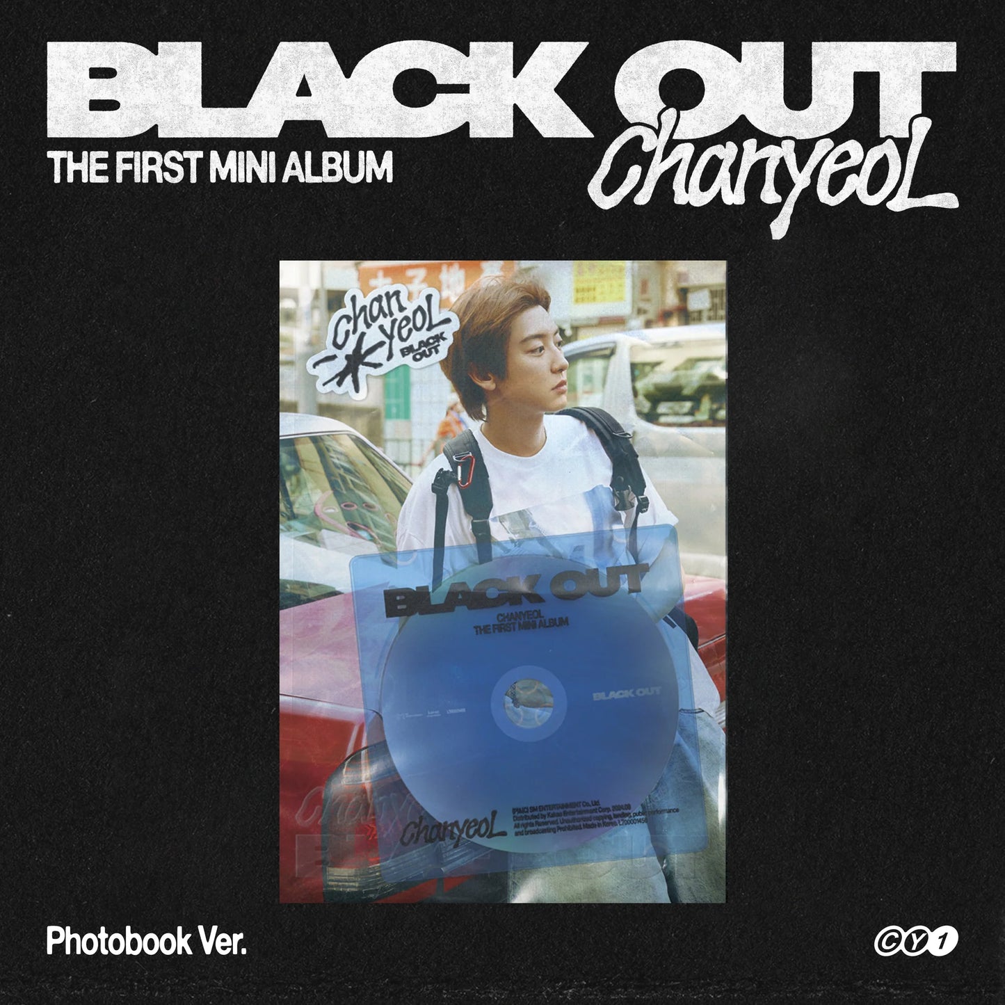 EXO CHANYEOL 1ST MINI ALBUM - BLACK OUT (PHOTOBOOK VER) + POB