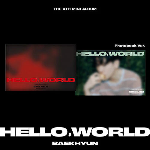BAEKHYUN (EXO) 4TH MINI ALBUM - HELLO, WORLD (PHOTOBOOK VER) + POB