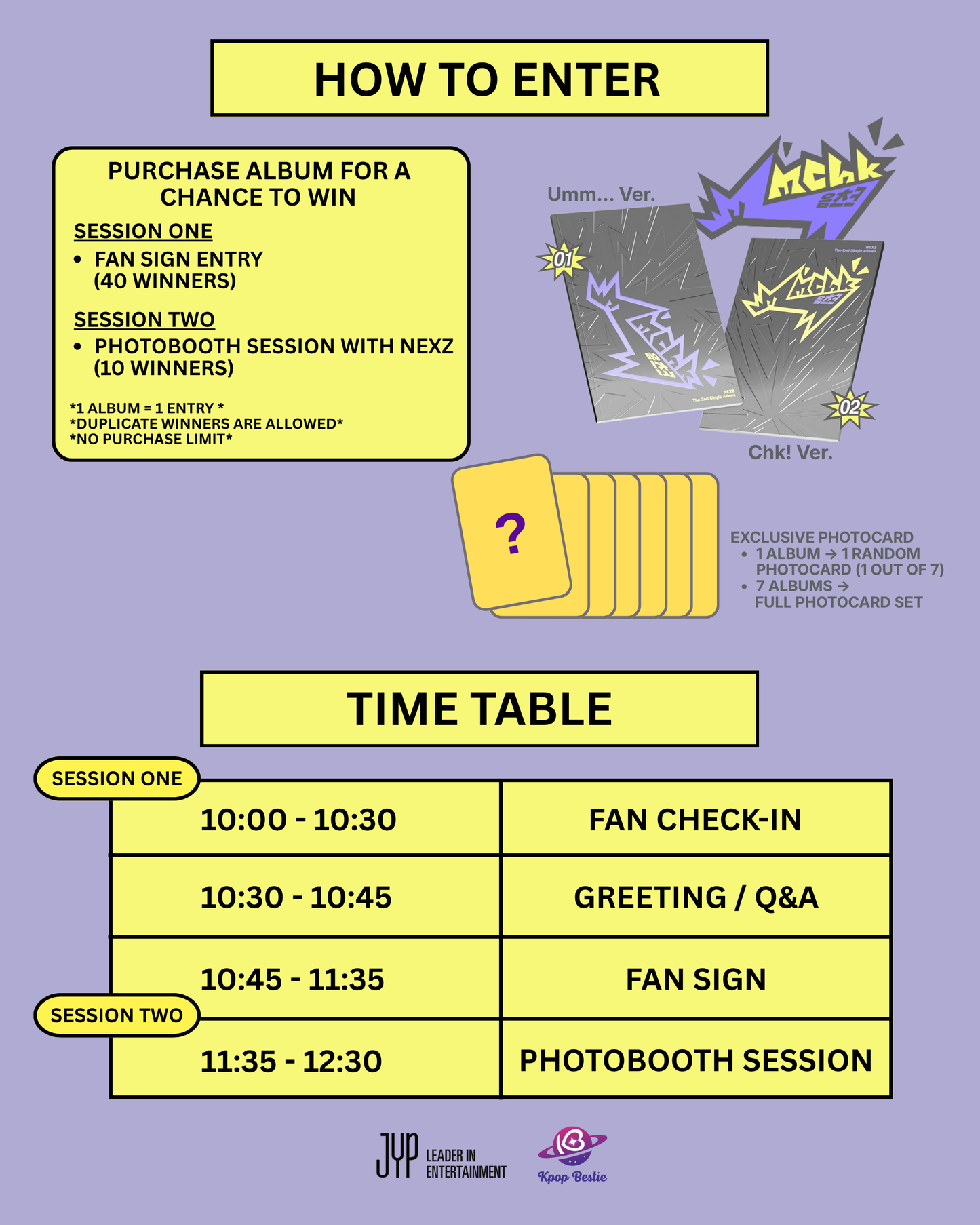 (PHOTOBOOTH ENTRY) NEXZ 2ND MINI ALBUM - Mmchk