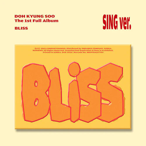 DOH KYUNG SOO 1ST ALBUM - INSTANT PHOTO w/SOUNDWAVE POB (RANDOM)