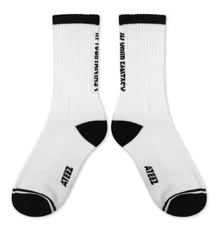 ATEEZ 2025 NORTH AMERICA TOUR [IN YOUR FANTASY] SOCKS (BLACK)