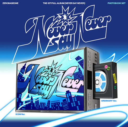 ZEROBASEONE THE 1ST FULL ALBUM - NEVER SAY NEVER (PHOTOBOOK VER.) w/MAKESTAR POB (RANDOM)