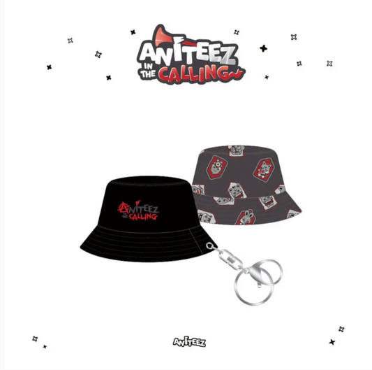 ATEEZ [ANITEEZ IN THE CALLING]- BUCKET HAT KEYCHAIN OFFICIAL MD