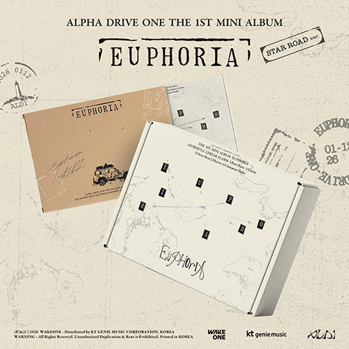 ALPHA DRIVE ONE 1ST MINI ALBUM - EUPHORIA (STAR ROAD VER.)