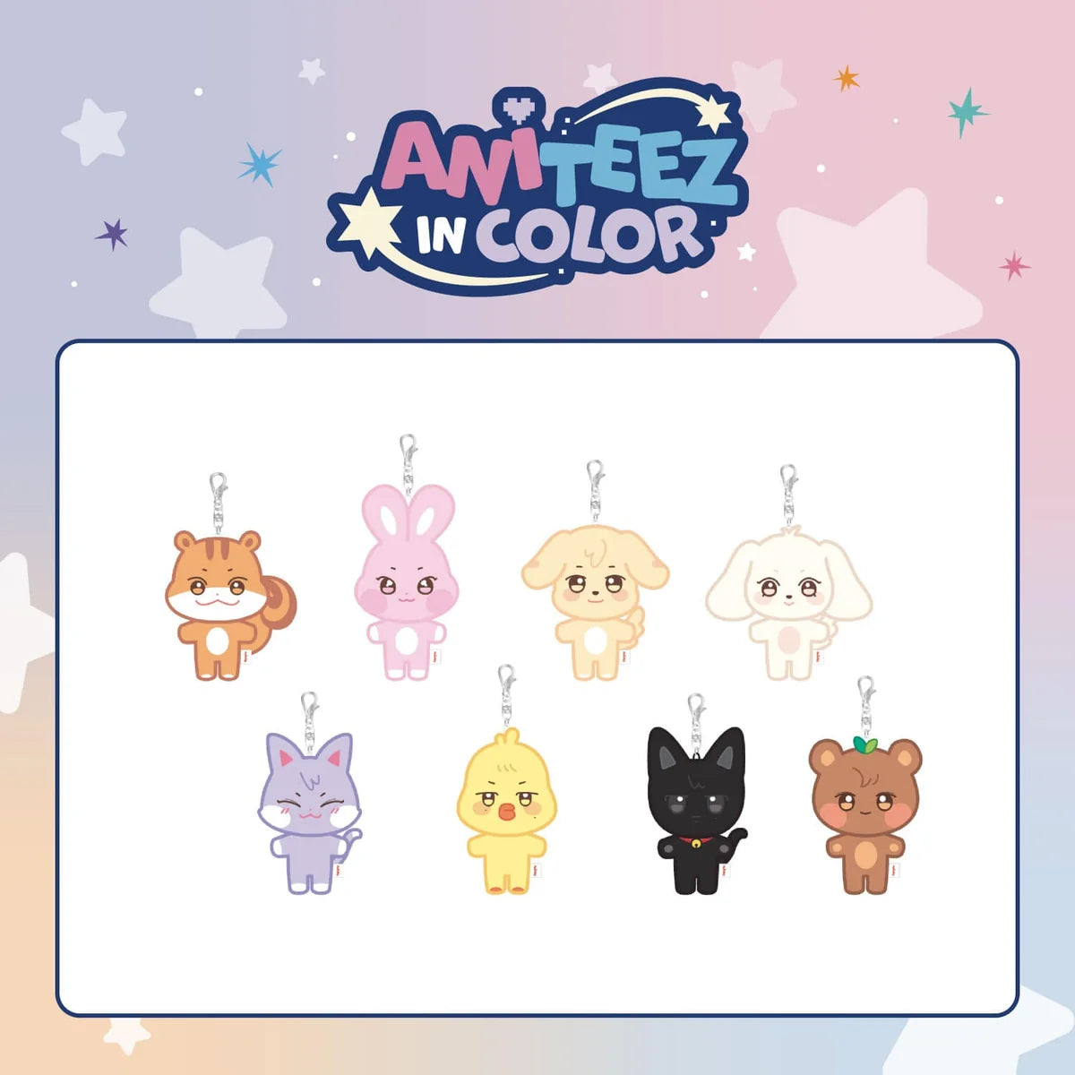 ATEEZ [ANITTEEZ IN COLOR] - ANITEZ PLUSH KEYRING