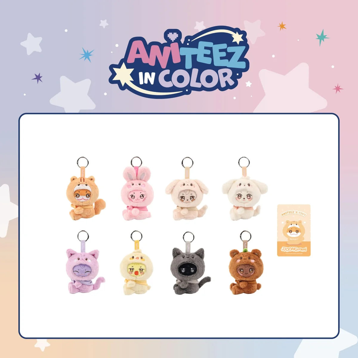 ATEEZ [ANITTEEZ IN COLOR] - ANITEEZ X TINY PLUSH KEYRING