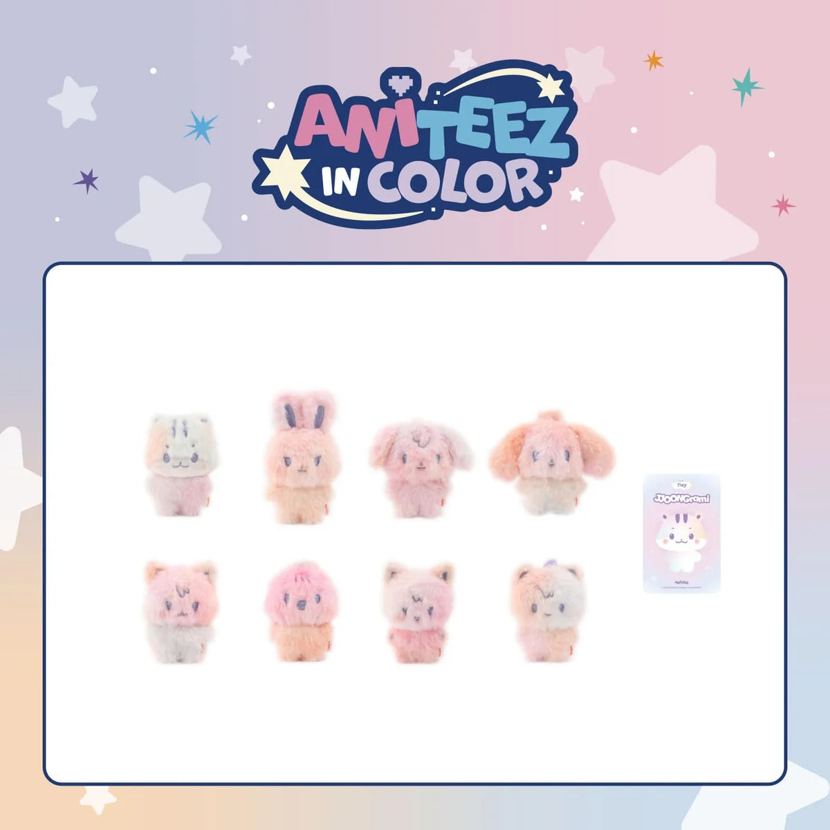 ATEEZ [ANITTEEZ IN COLOR] - COLOR MIX TINY ANITEEZ DOLL
