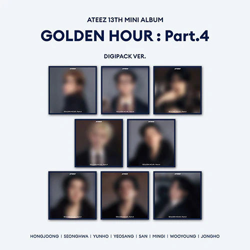ATEEZ 13TH MINI ALBUM - GOLDEN HOUR : PART 4 (DIGIPACK VER.)