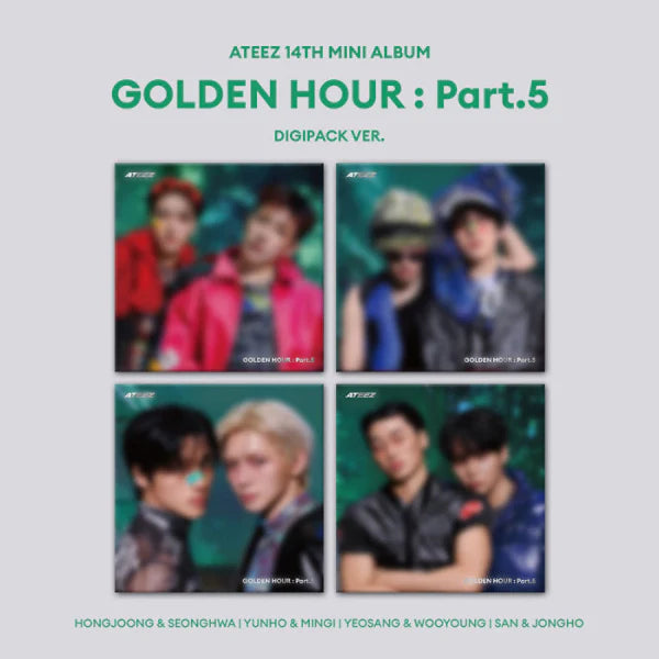 ATEEZ 14TH MINI ALBUM - GOLDEN HOUR PART. 5 (DIGIPACK UNIT VER.)