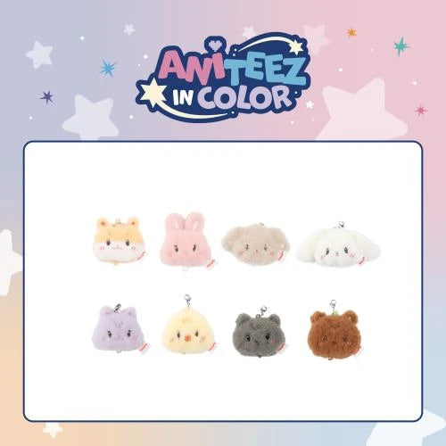 ATEEZ [ANITTEEZ IN COLOR] - LINKABLE FACE KEYRING (RANDOM)