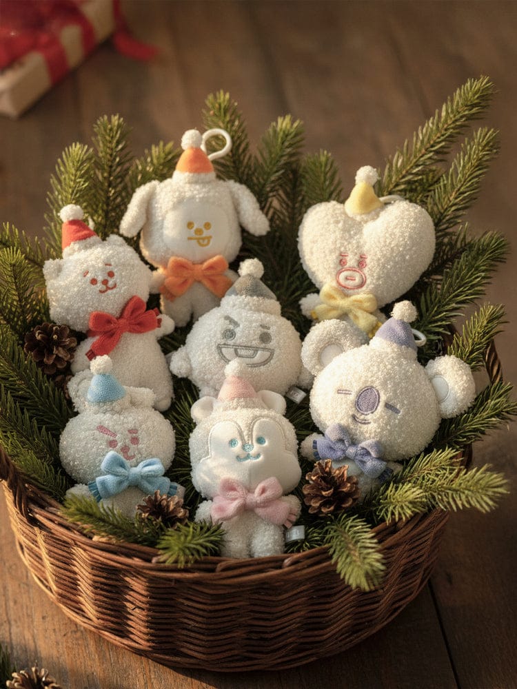 BT21 - SNOWMAN PLUSH KEYRING