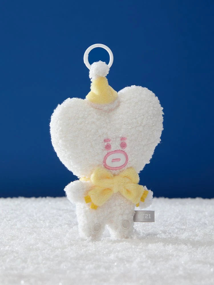 BT21 - SNOWMAN PLUSH KEYRING