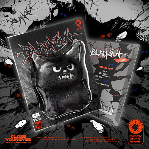 CLOSE YOUR EYES 3RD MINI ALBUM - BLACKOUT (black CLting-i Ver.)