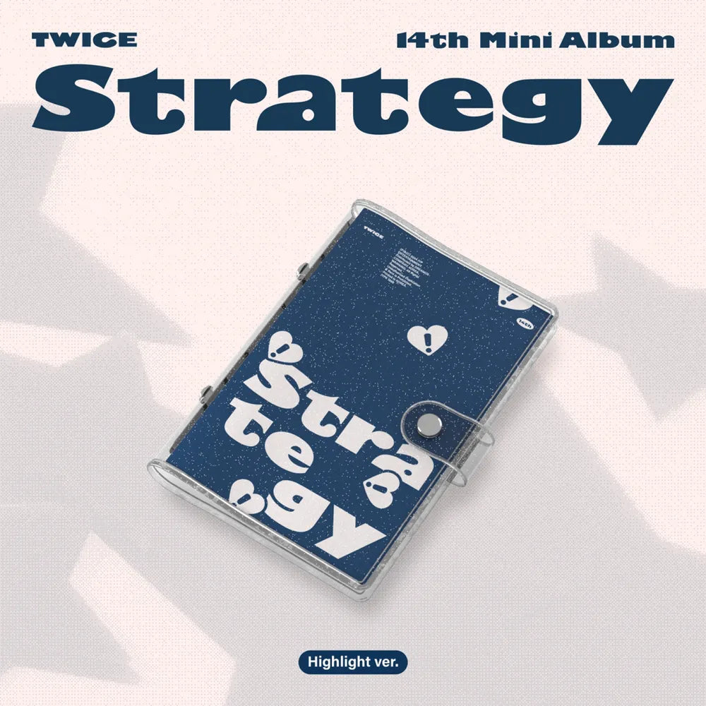 TWICE 14TH MINI ALBUM - STRATEGY (HIGHLIGHT VER.) w/JYP SHOP POB