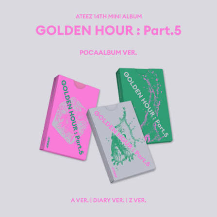 ATEEZ 14TH MINI ALBUM - GOLDEN HOUR : PART.5 (POCA Ver.)