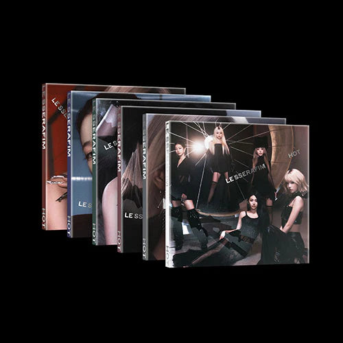 LE SSERAFIM 5TH MINI ALBUM - HOT (COMPACT VER.) w/MAKESTAR POB