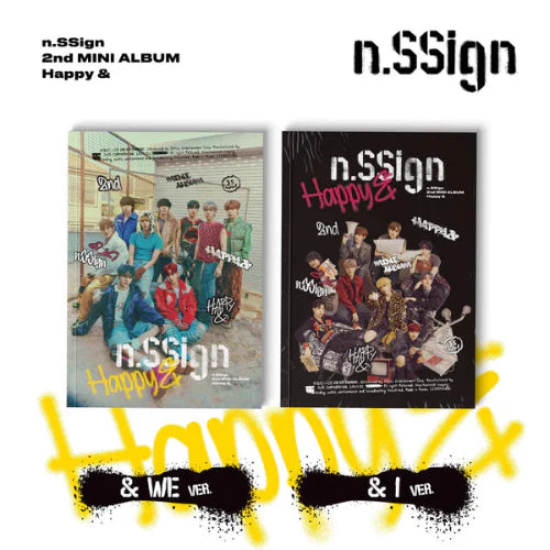 N.SSIGN 2ND MINI ALBUM - HAPPY &