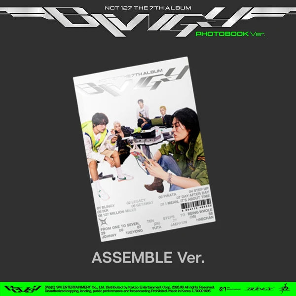 NCT 127 7TH ALBUM - BLINGY (PHOTOBOOK VER. w/SMTRUE LUCKY DRAW)