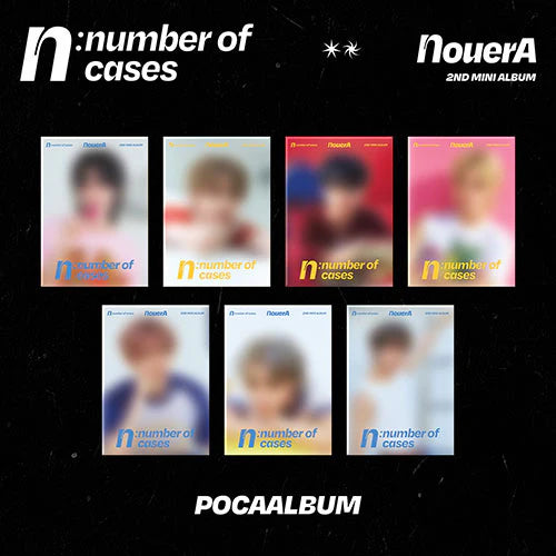 [SIGNED BY MEMBERS] NouerA 2ND MINI ALBUM - N: NUMBER OF CASES (POCA VER.)