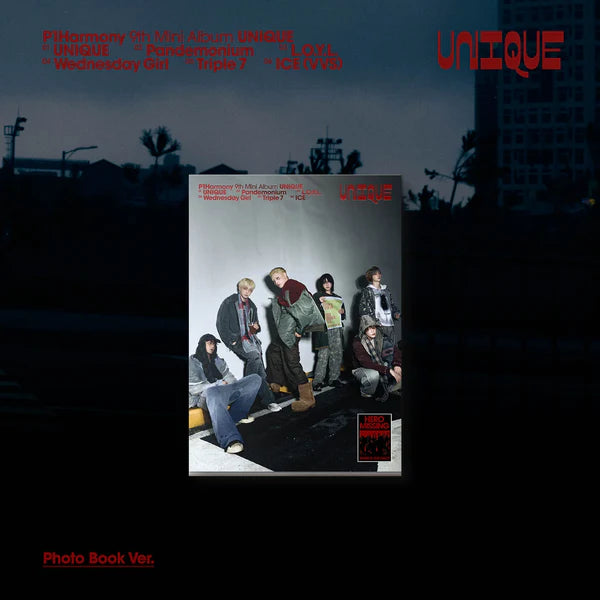 P1HARMONY 9TH MINI ALBUM - UNIQUE