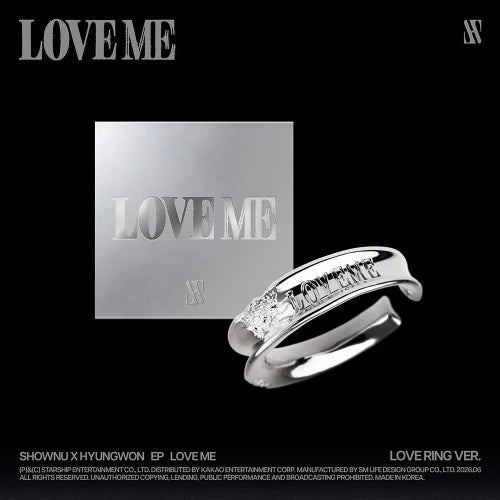 SHOWNU X HYUNGWON EP ALBUM - LOVE ME (LOVE RING VER.)