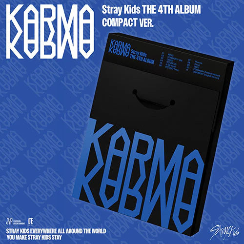 STRAY KIDS 4TH ALBUM - KARMA (COMPACT VER) w/FANSHOP POB