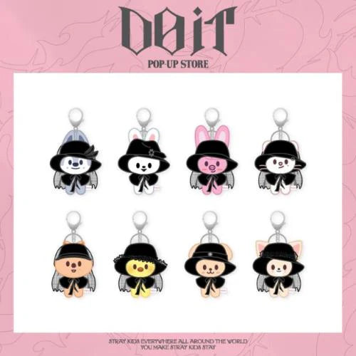 STRAY KIDS - SKZOO COSTUME MAGNET PLUSH KEYRING [DO IT POP-UP Store Official MD]